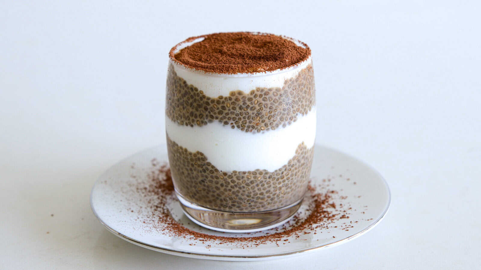 tiramisu chia pudding