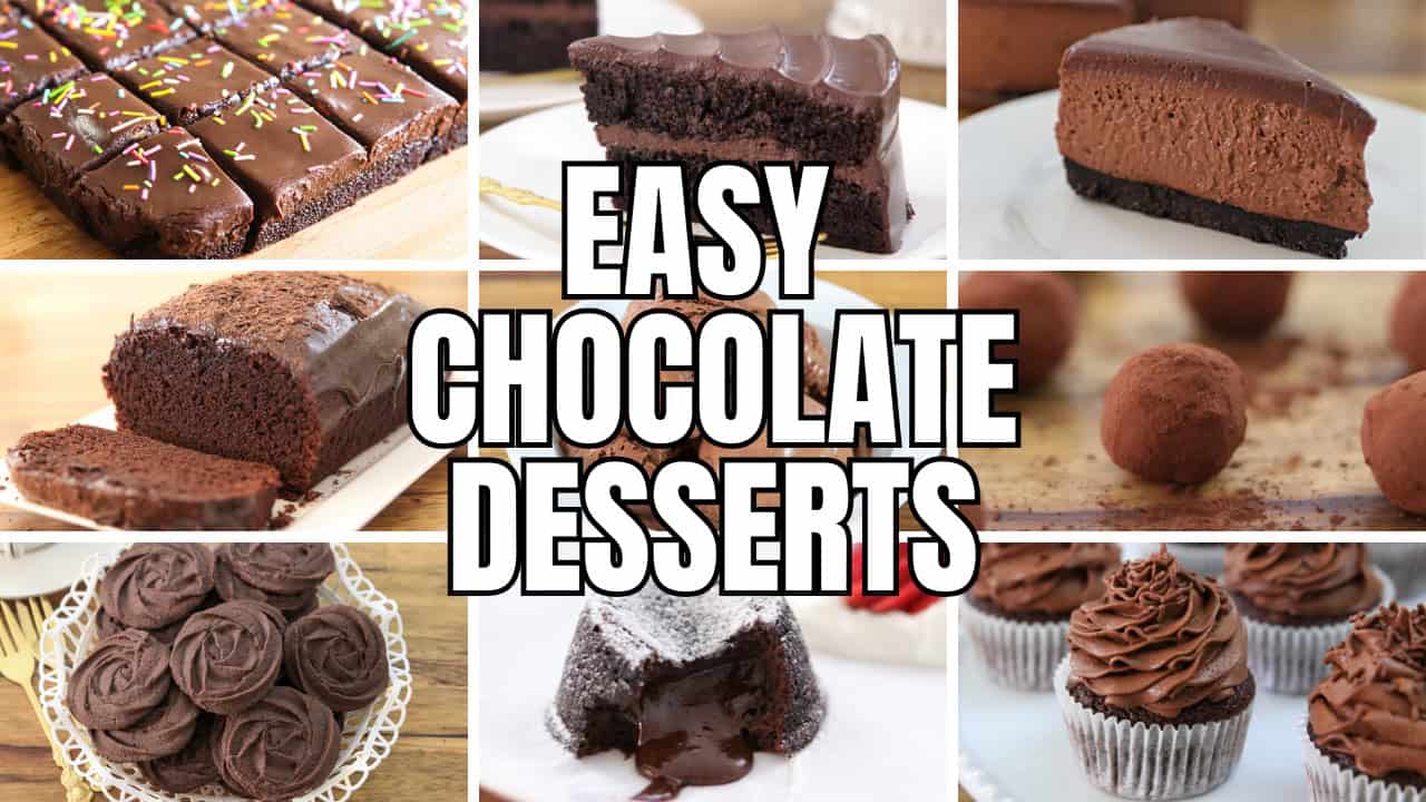 15 Easy and Delicious Chocolate Dessert Recipes