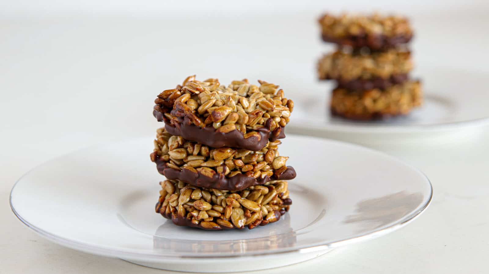 Sunflower Seeds covered with chocolate