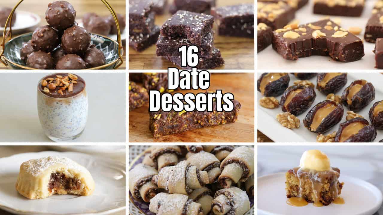 16 date dessert recipes