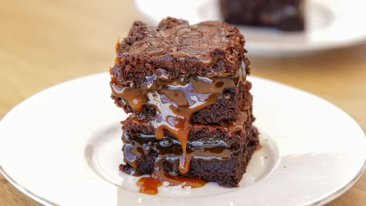 Salted Caramel Brownies
