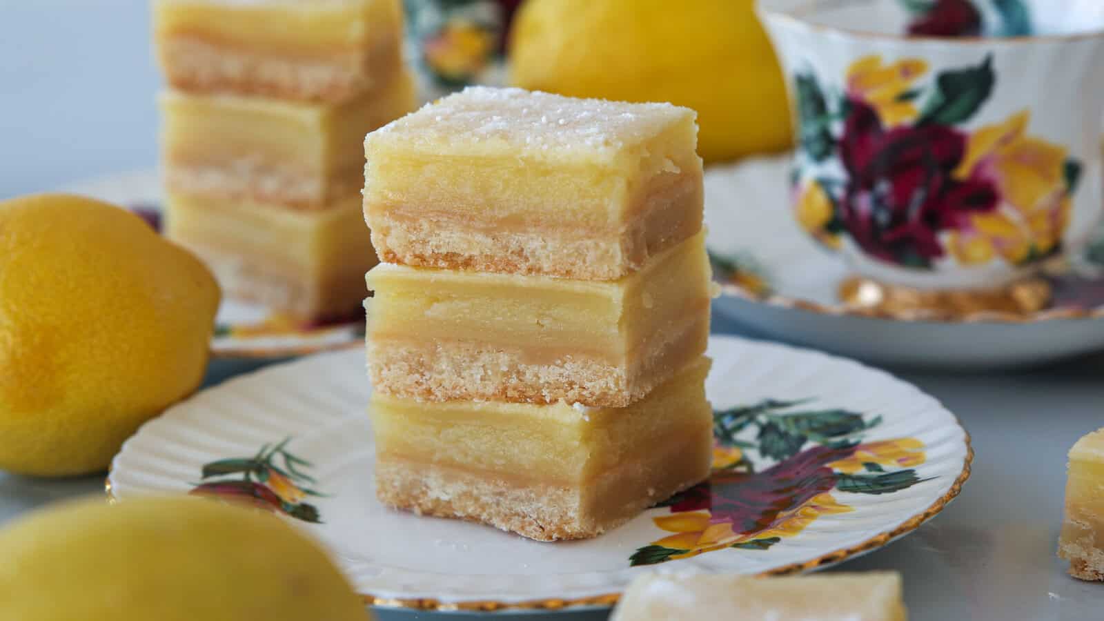 Easy Lemon Bars with a Buttery Shortbread Crust