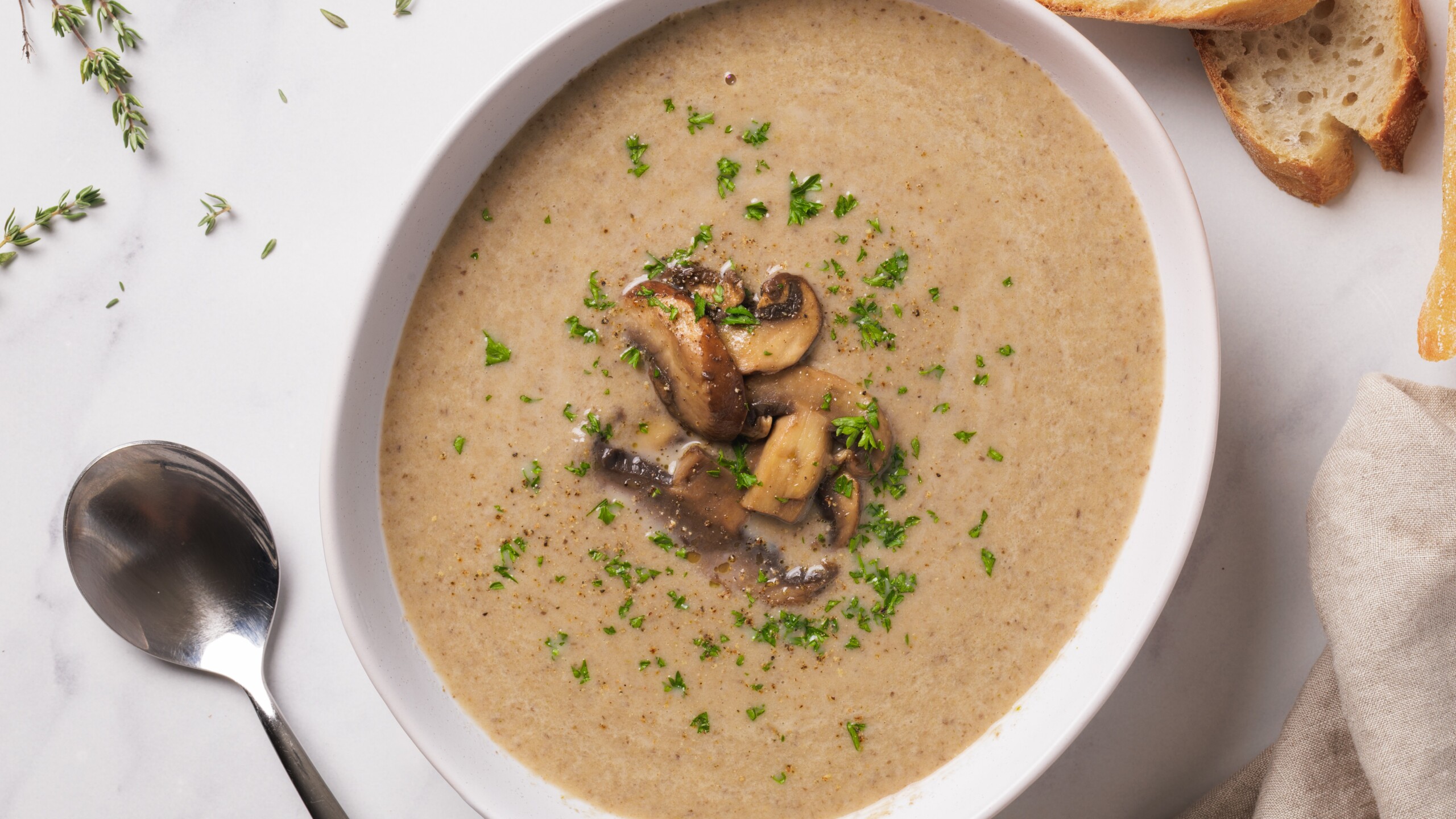 Easy Homemade Cream of Mushroom Soup Recipe