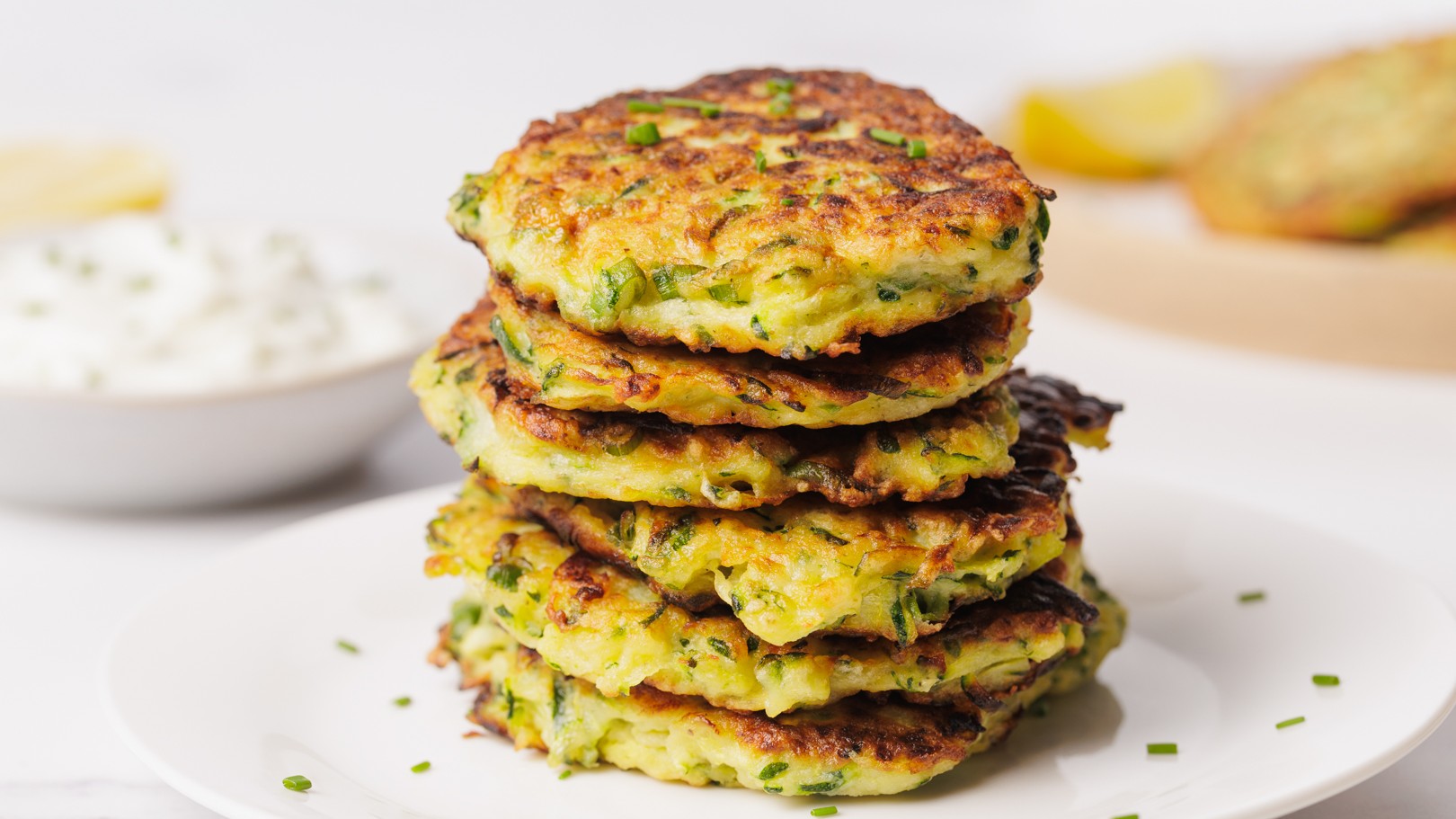 Easy Zucchini Fritters Recipe (Crispy, Not Soggy!)