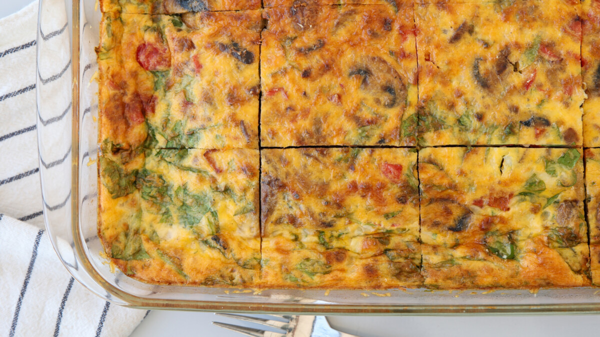 Cottage Cheese Egg Bake (High-Protein Casserole)