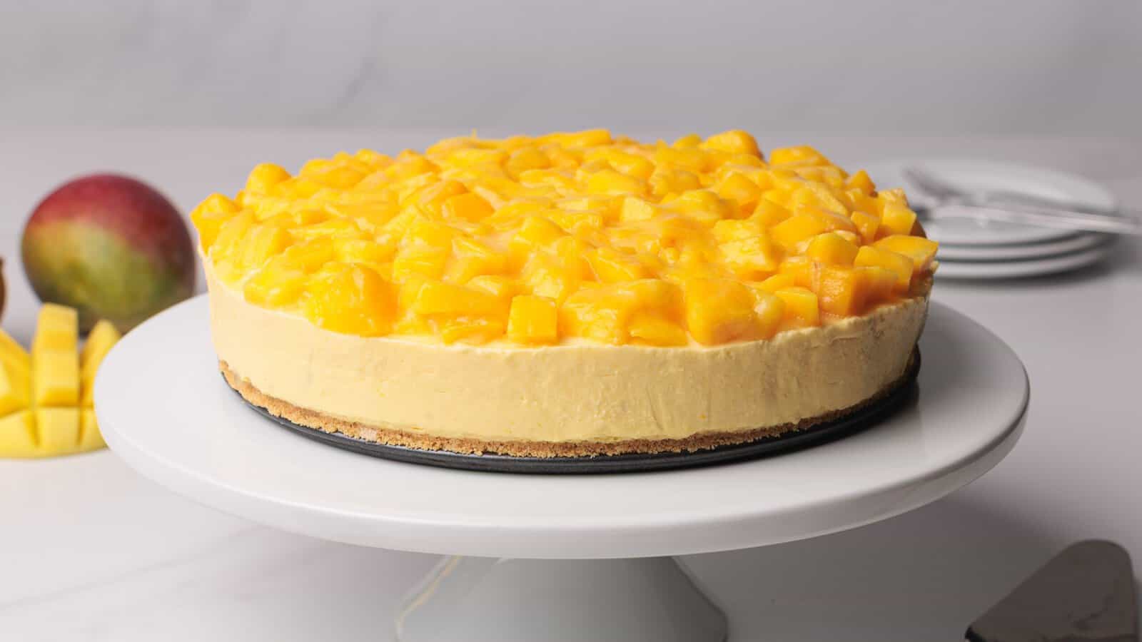 No-Bake Mango Cheesecake Recipe