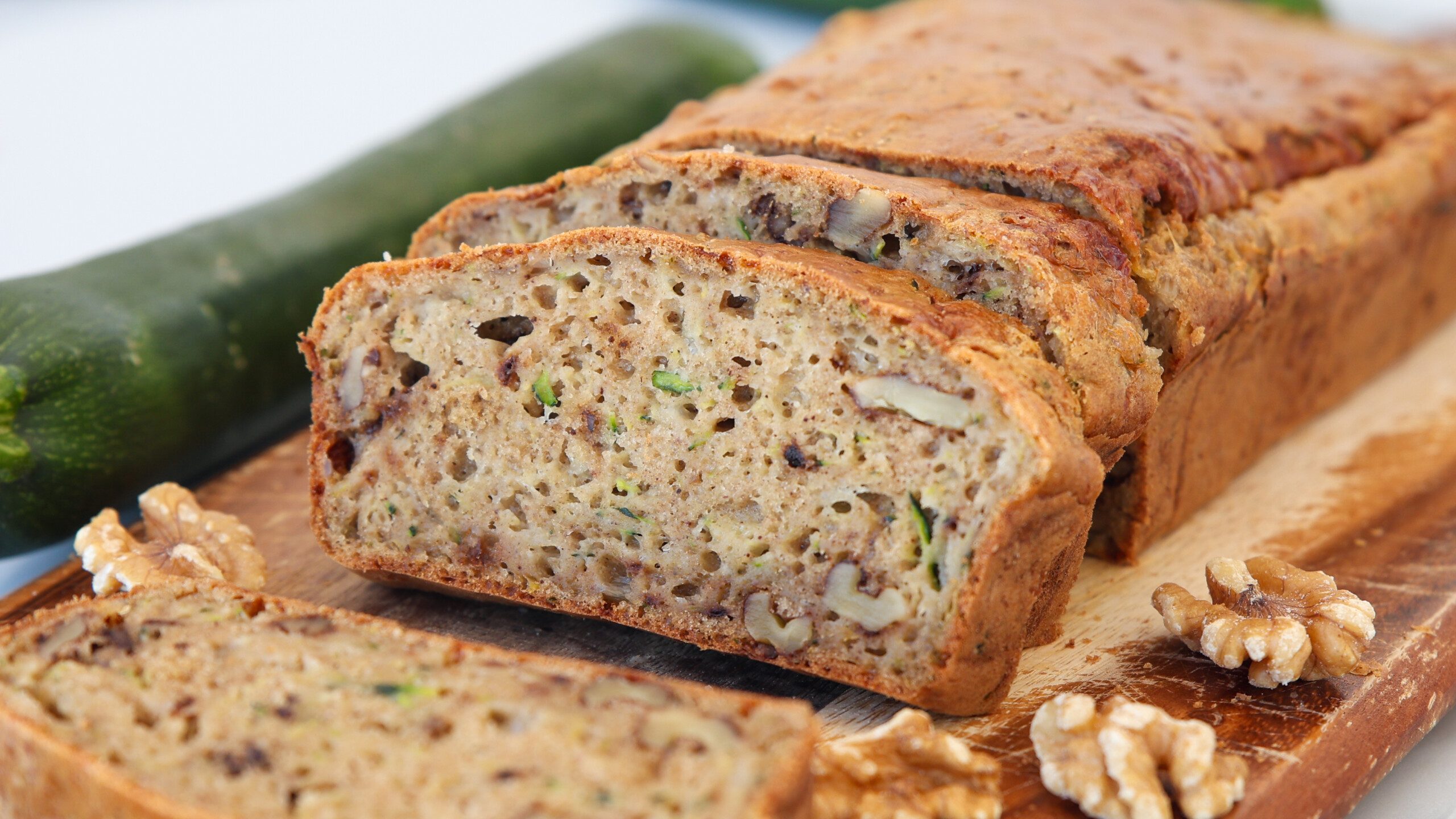 Healthier Cottage Cheese Zucchini Bread ( High Protein)