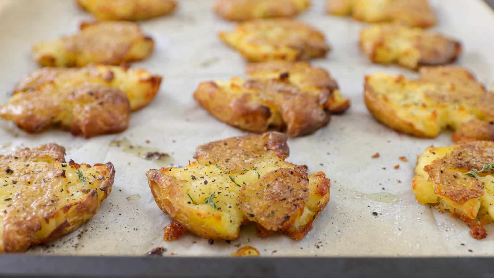 Crispy Smashed Potatoes